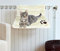 ADEPTNA Cat Kitten Pet Animal Hanging Luxury Radiator Bed - Warm Fleece Basket Cradle Hammock-Strong and Durable Metal Frame (FLEECE)