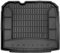 OMAC Gummi Kofferraumwanne kompatibel mit Audi Q3 8U 2011-2018 TPE Laderaumwanne Schwarz