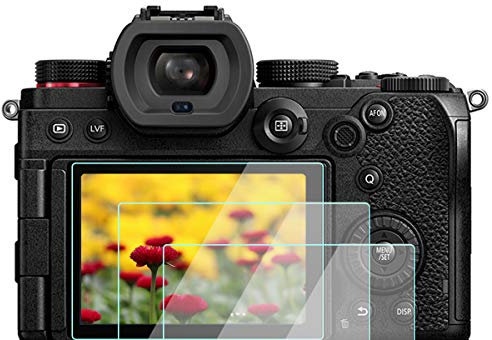 YRTIYO S5 protecteurs d'écran compatibles avec appareil photo Panasonic LUMIX S5 LX10, verre trempé 9H, anti-rayures (Lot de 3)