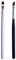 BAQI French Tip Nail Brushes, 2 Pack, Nylon Bristles, Half Moon & Oblique Shapes, Salon & Home Use