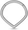 CM Crareesi Mania V-förmige Nasenring Septum Piercing Ring Piercing Ohr Septum Clicker 16Gauge 316L Chirurgenstah Septum Knorpel Daith Helix Tragus Conch Piercing Schmuck für Damen