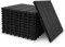 Ansobea Lot de 55 dalles de terrasse WPC - 30 x 30 cm - 5 m² - Idéal pour l'extérieur - Dalles à clipser pour balcon, jardin et terrasse - Simples, rapides et pratiques
