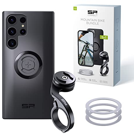 SP CONNECT Mountain Bike Bundle |SPC+| kompatibel mit Samsung S23 Ultra | Handyhalter für Mountainbike| Mountainbike MTB Handy Halterung Gadget