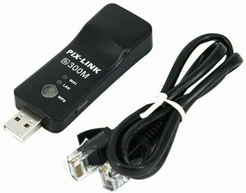 DXJ Wireless LAN Adapter WiFi Ethernet RJ-45 for Samsung Smart TV