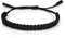 Bracelet Homme Cordon Noir, Cadeau Original pour Papa, Collègue, Couple, Copain - Bracelet Bresilien Fil Tibétain Porte Bonheur pour Ado Garçon - Idée Noël