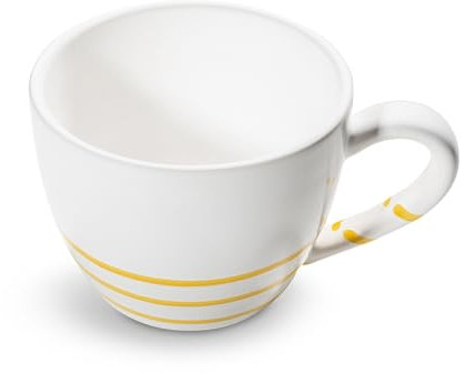 GMUNDNER KERAMIK Teetasse Maxima, reines geflammtes Gelb, 382 ml, handgefertigt in Österreich
