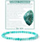 RUBY Perlenarmband Damen Echtes Naturstein Armband Hochwertiges 4mm Edelstein Armband aus facettierte, Grüner Aventurin - Inklusive Geschenkbox