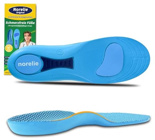 Norelie Orthopädische Einlegesohlen Für Damen & Herren Original, Plantar Fasciitis Hohe Arch Support Schuheinlagen, Einlegesohle Hallux Für Plattfüße, Plantar Fasciitis, Fußschmerz
