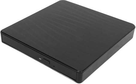 Yctze Tragbares Externes DVD-Laufwerk, USB 3.0, Typ C, CD-DVD-RW-Brenner für PC, Externer Ical-Laufwerkleser, Kompatibel mit -Laptops