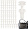 Lot de 50 pinces de fixation de garniture de porte de voiture - Pinces de fixation de garniture de porte - Pinces à rivets de rechange pour fixation d'accessoires de voiture