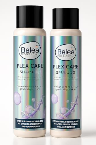 Balea PROFESSIONAL Shampoo Plex Care (250 ml) + Conditioner Plex Care (200 ml) + PurLife Sticker