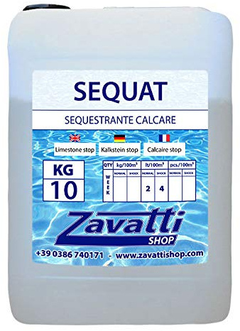 Zavattishop Anti calcaire pour Piscine - 10 Lt