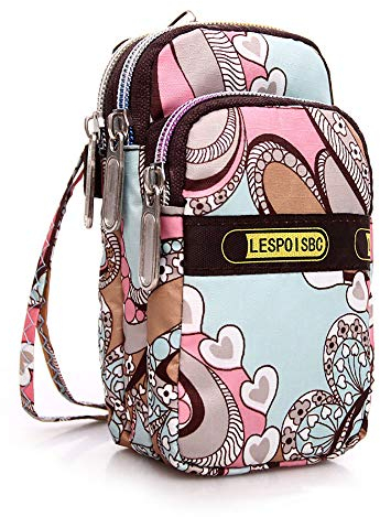 Bolso de las señoras del bolso del hombro del teléfono móvil del bolso del Cross-body, monedero de Wristlet del bolso para el teléfono móvil de la tarjeta que lleva para las mujeres