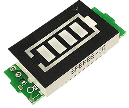 Lithium Batterie Kapazitätsanzeige, Batterieleistungstester mit LED-Anzeige (3S, 12,6V, 1 Stück)
