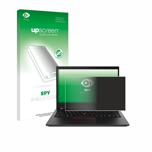 upscreen Privacy Protector compatible with Lenovo ThinkPad T490 Non-Touch | Anti-Spy Screen Protection Made in Germany Protection-Film Blue Light Filter Clear