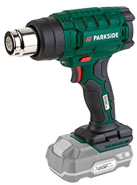 Parkside Ventilatore ad aria calda a batteria PHLGA 20-Li senza batteria/caricatore per sistema a batteria X20 V Team