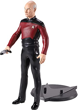 The Noble Collection Star Trek The Next Generation Capt. Picard Bendyfig