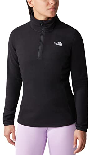 THE NORTH FACE - Women's Resolve Fleece Jacket With Quarter-Zip - TNF Black, XL