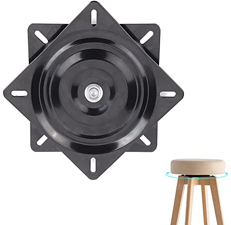 360 Grad Drehteller Kugellager, quadratisches Drehtellerlager, Drehtellerlager, Stahlkugellager Drehteller, für Bartresen, Stuhl, Schreibtisch, Esstisch, 6 Zoll, 2mm Dick