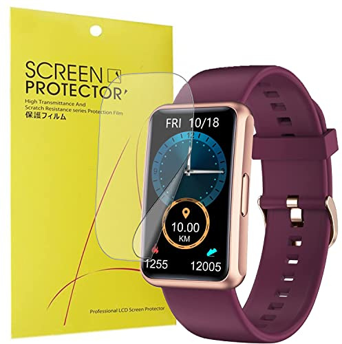Blueshaweu Schutzfolie Kompatibel für HUAKUA S2 Smartwatch, HD klar Flexible TPU Displayschutzfolie für HUAKUA Fitness Tracker S2