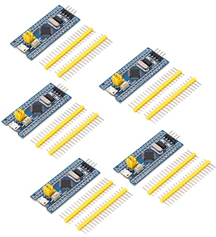 5 STÜCKE STM32F103C8T6 Minimum System Development Board, SWD Minimum System Board Micro USB Development Learning Board Module, Mirco USB 40 Pin Core Learning Module