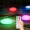2 x Lampes solaires d'extérieur, lampe solaire de jardin Led avec télécommande 8 couleurs décorative solaire boule solaire intérieur IP67 étanche pour piscine chemin de jardin piscine pelouse balcon