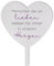 Dolorino Grabstecker Edelstahl Herz mit Spruch | Menschen die wir lieben bleiben für immer in unseren Herzen | Grabschmuck | eine wetterfeste Erinnerung aus Edelstahl | 28cm
