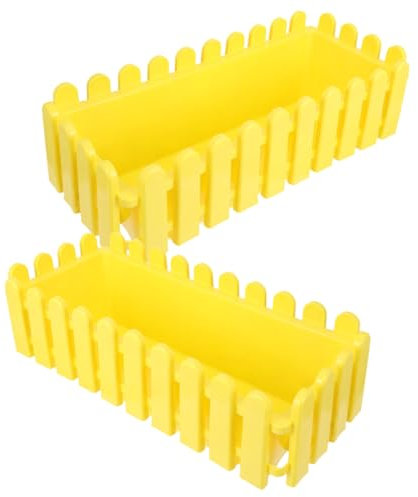 CIMAXIC Große Blumentopf Fenster Pflanzkästen Rechteckigen Blumentopf Nicht-Basis Für Sukkulenten Container