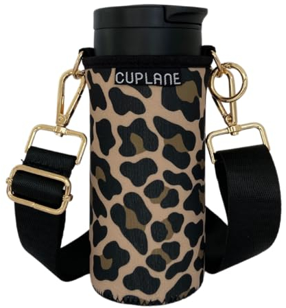 Cupholder 3 teiliges Set Classic Leo to Go Becherhalter zum Umhängen Auslaufsicher 350 ml
