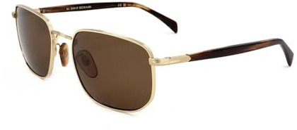 DAVID BECKHAM DB 1143/S Gold brown horn 57/20/145 Herren Sonnenbrillen