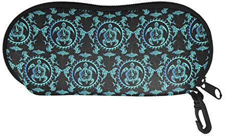 Wpamlrta Shark Unisex Brillenetui, staubdicht, ultraleicht, für Sonnenbrillen, Brillenhalter, wasserdicht, schildkröte, One size