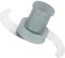 27055 S Smooth Blade Compatible with robot coupe Commercial Food Processor, Replacement for R101, R2, R2N, R2B, R2U, R301, R401，Stainless Steel Blade with Pitch, 1 Year Warranty