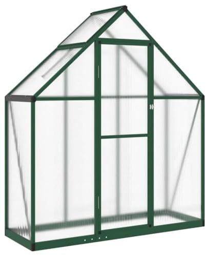 vidaXL Serre avec Cadre de Base Vert 169x58x195 cm Aluminium