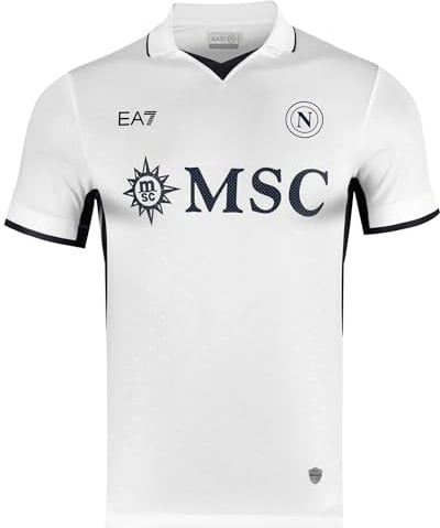 SSC Napoli Herren Maglia Gara Away Ea7 T-Shirt