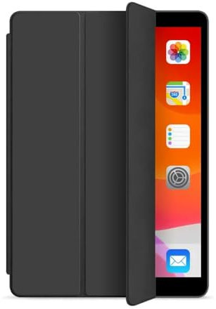 EGHFIXSD para iPad Pro 12.9 6.ª 5.ª 4.ª 3.ª generación Pro 12.9 para iPad Pro 2022 2021 2020 2018 Accesorios de Funda de Silicona, Negro, para Pro 12.9 2021 2022