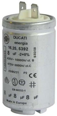 SOS Accessoire Condensateur 8MF 450V pour Sèche-linge ELECTROLUX 250020326,1256539006