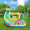 Castillo hinchable 5 en 1, parque acuático multifuncional para exteriores con tobogán, zona de salto para piscina acuática, red de fútbol, castillo hiipfburg para niños de 3 a 8 años (364 x 315 x 239
