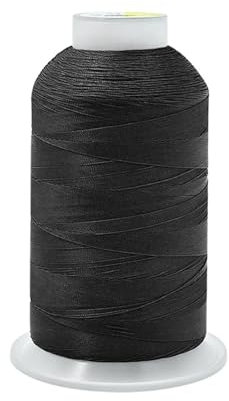 Filo da cucito in nylon resistente, 2700 m, per macchina da cucire, per tappezzeria, colore: nero