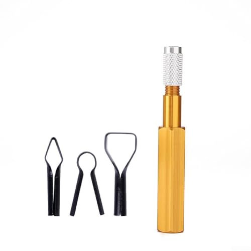 Floor Installation Tools PVC Welding Line Trowel With Triple Blade System Aluminum Corner Smoothing Cutter Handle For Vinyl Flooring Edge Trimming Workshop Equipment(yellow)
