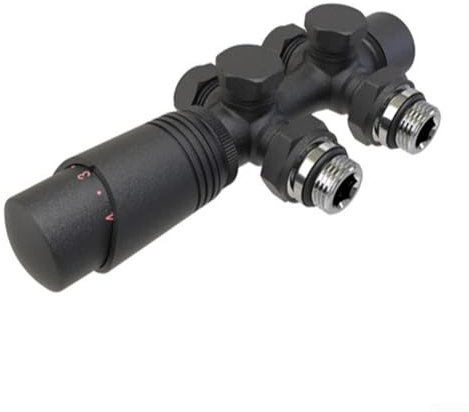 Heizkostenverteiler-Set mit einstellbaren Temperatureinstellungen (schwarz)