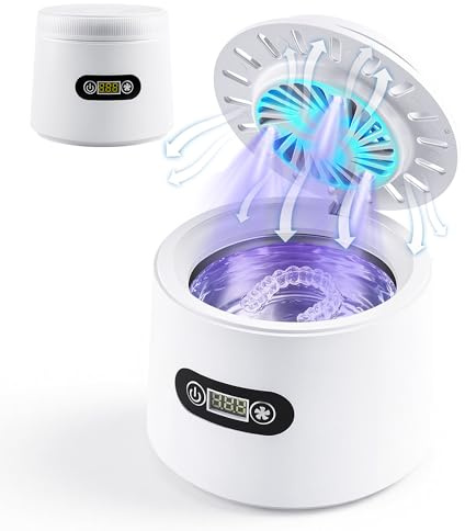 OIBIRO 43kHz Ultraschallreinigungsgerät Zahnschienen mit UV & Lüfter