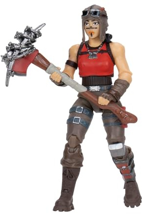 Fortnite FNT1363 - Renegade Raider Solo Mode Figur, 10 cm | (Miese Marodeurin) Mit Rache des Räubers Zubehör und Code für ein virtuelles Item, offizielle Figur