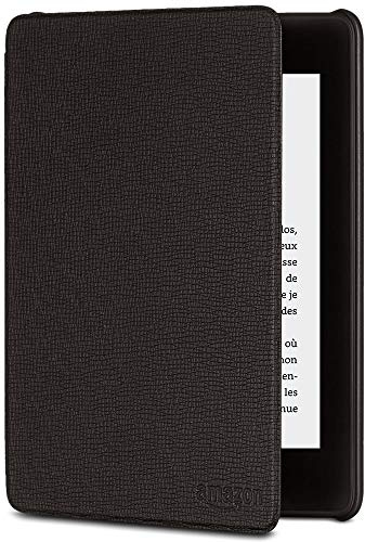 Amazon Kindle Paperwhite Leather Cover| Compatible with 10th Generation (2018 release), Black