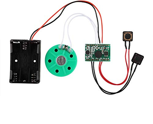 Tonysa Aufnehmbare Grußkarte Sound Chip,DIY Music Board Modul,Beschreibbare Sprachgrußkarte Sprachmodul für hausgemachte Grußkarten/Geschenkboxen/handgefertigte Produkte usw.