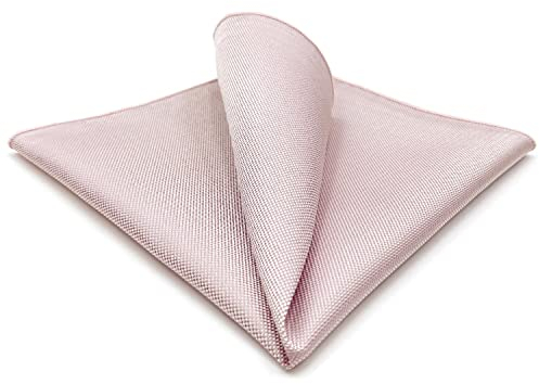 S&W SHLAX&WING Homme Cravate Couleur Unie Rose Matching Poche de poche Only