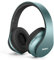 TUINYO Cuffie Bluetooth, Cuffie Wireless Over Ear con Microfono, Cuffie Stereo Wireless Pieghevoli & Leggere per Viaggi/Lavoro e TV/PC/Cellulare -blu argento