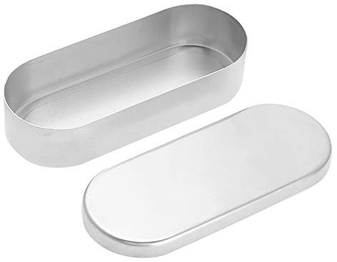 Sonew Nail Tools Sterilizer Tray, Nail Tools Stainless Steel Sterilizer Tray, Efile Sterilisation Jars For Tools (13X5cm)