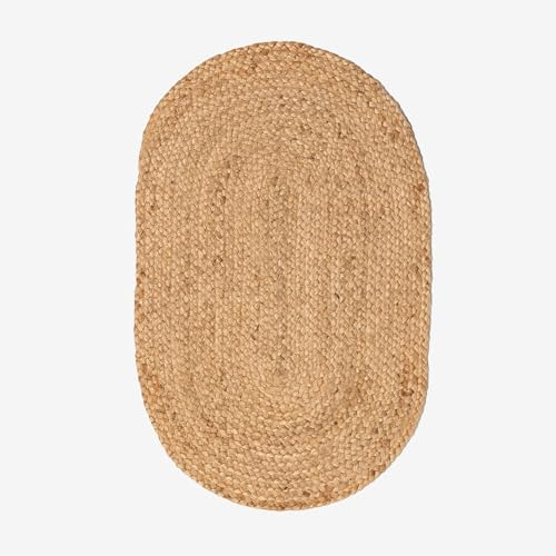 SKLUM Zerbino Ovale in Juta Naturale (73x46,5 cm) Never -