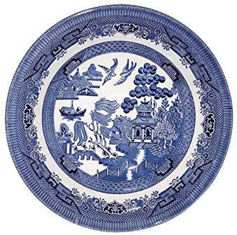 Churchill China Blue Willow Coupe Bowl 20 Centimetre