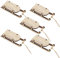 VOSAREA 10 Stück Weihnachtsschlitten Ornament Miniatur Holz Schlitten Vintage Urlaub Schlitten Weihnachten Hängende Anhänger für Kaminsims Tür Bücherregal Weihnachtsbaum Dekoration